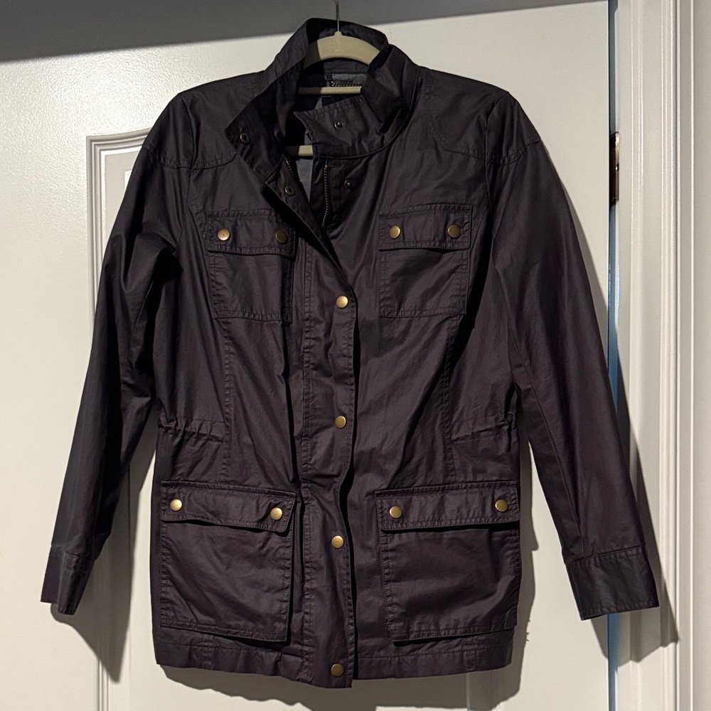 Banana Republic Dark Plum Utility Jacket